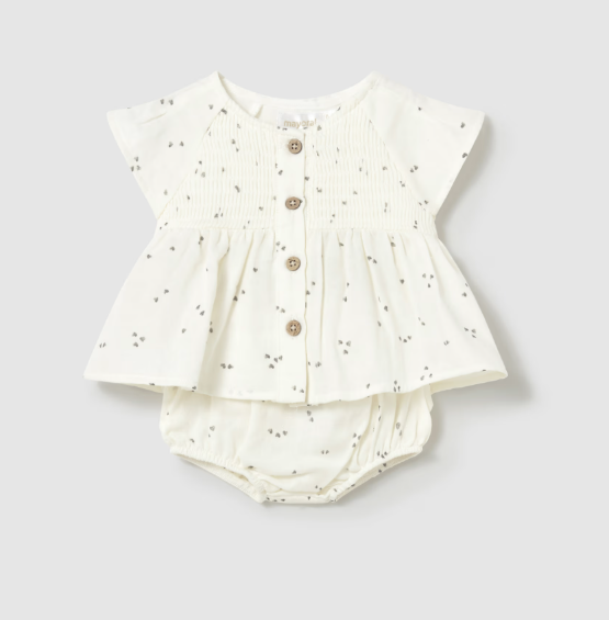 Mayoral Blouse & Nappy Cover Set Style 1286 - Pottery